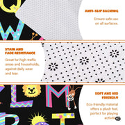 Educational Classroom Rug with Alphabet and Handwriting Samplers - Alphabet Abc / 2' x 3' (Rectangular)