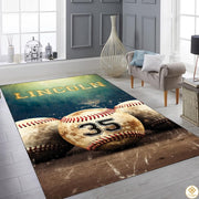 Baseball Area Rug