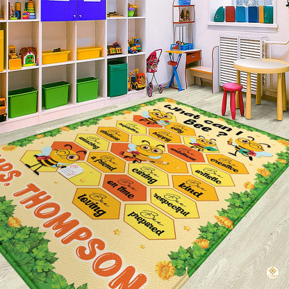 Custom Composition Notebook Welcome Mat with Teacher Name