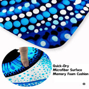 Close-up detail highlighting soft microfiber surface and cushioned foam backing - thumbnail image 3 of 8