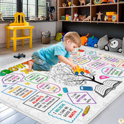 Custom Math Area Rug