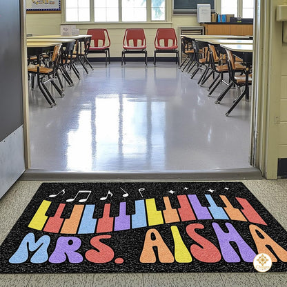 Personalized Teacher Doormat for Classroom and Back to School