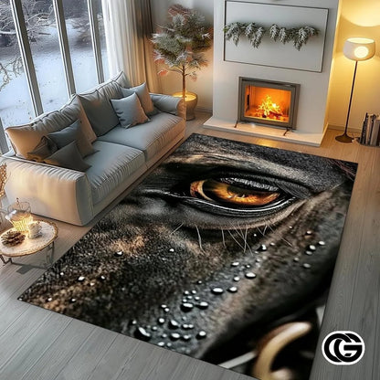 Custom Running Horse Welcome Mat for Living Room and Bedroom - Horse-ds12
