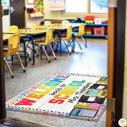 Custom Classroom Welcome Mat for Teachers and School