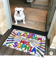 Personalized Classroom Doormat for School and Entryway