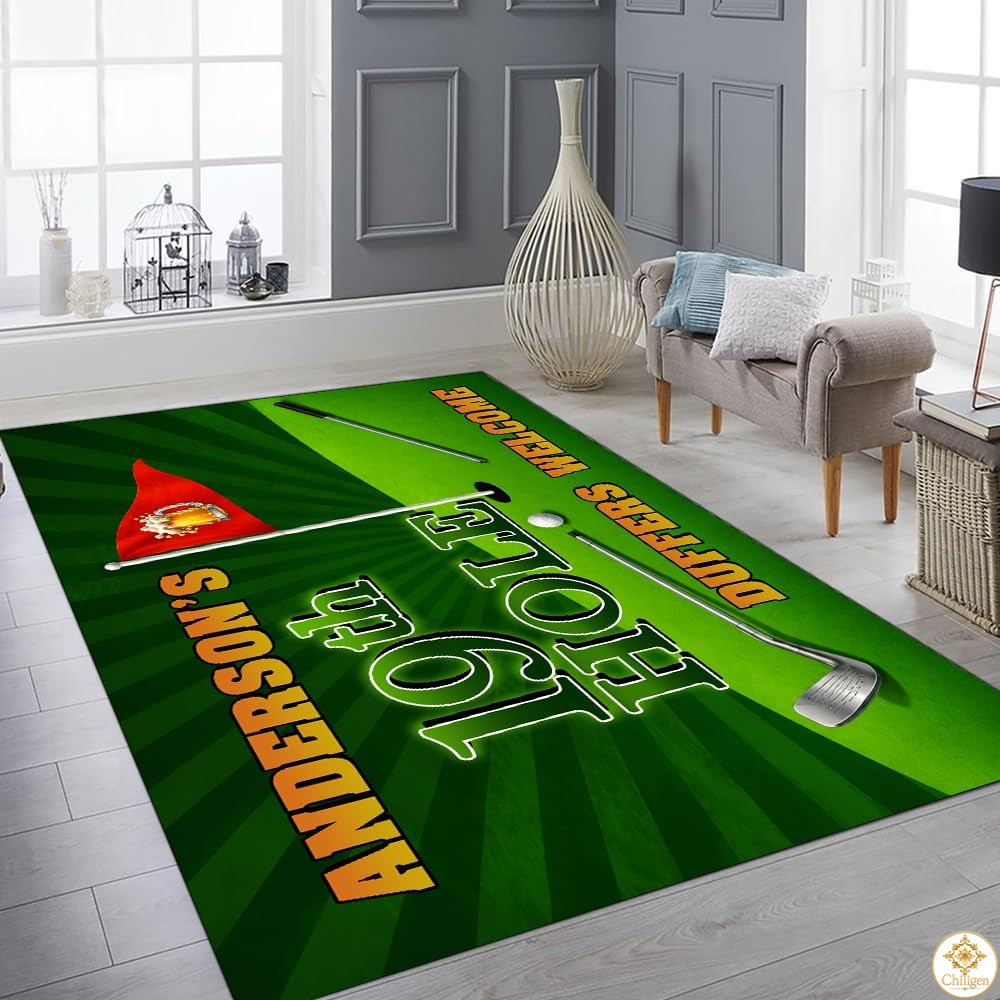 Custom Golf Area Rug