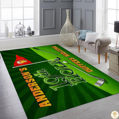 Custom Golf Area Rug