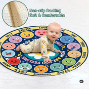 Wheel of Feelings and Emotions Round Rug, Educational Mental Health Rug for Classroom, Educational Animal Shape School Mat, Back to School Gift (Feeling 4)