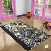 Custom Composition Notebook Classroom Rug for Kids