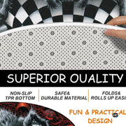 Custom Halloween 3D Effect Optical Illusion Spooky Round Rug (D7)