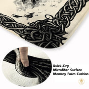Custom Family Name Welcome Mat with Tree of Life and Address - Tree-ds18