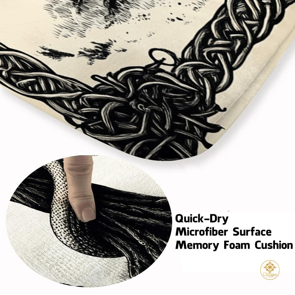 Custom Family Name Welcome Mat with Tree of Life and Address - Tree-ds18