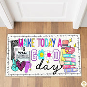 Custom Classroom Welcome Mat for Teachers and School Entryway