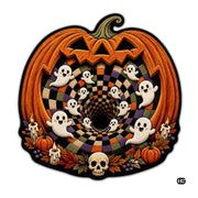 Personalized Halloween 3D Optical Illusion Shaped Rug (A04)