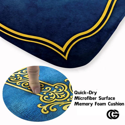 Personalized Orthodox Cross Rug with Byzantine Eagle and Non-Slip Backing