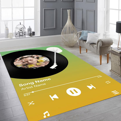 Custom Music Album Doormat for Front Door and Entryway