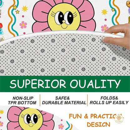 Custom ABC Educational Rug for Classroom and Kids Room - Cute Abc-01
