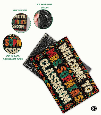 Personalized Welcome Doormat with Family Name and Address