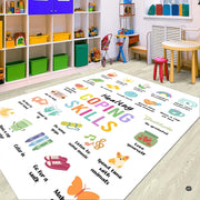 Calming corner mockup featuring the self-care coping habits rug - thumbnail image 2 of 7