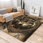 Custom Galaxy Wolves Rug for Boy Room and Living Room - Wolf-ds16