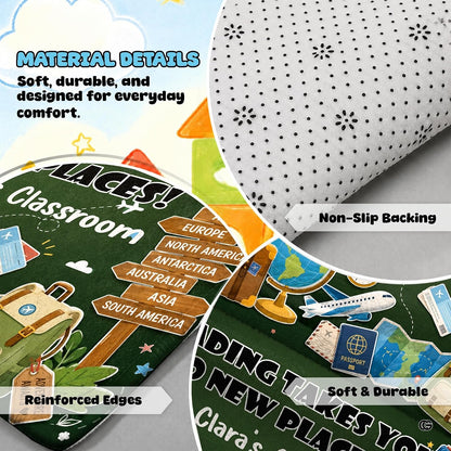Global exploration voyage teacher area rug - view 7 - thumbnail image 7 of 8
