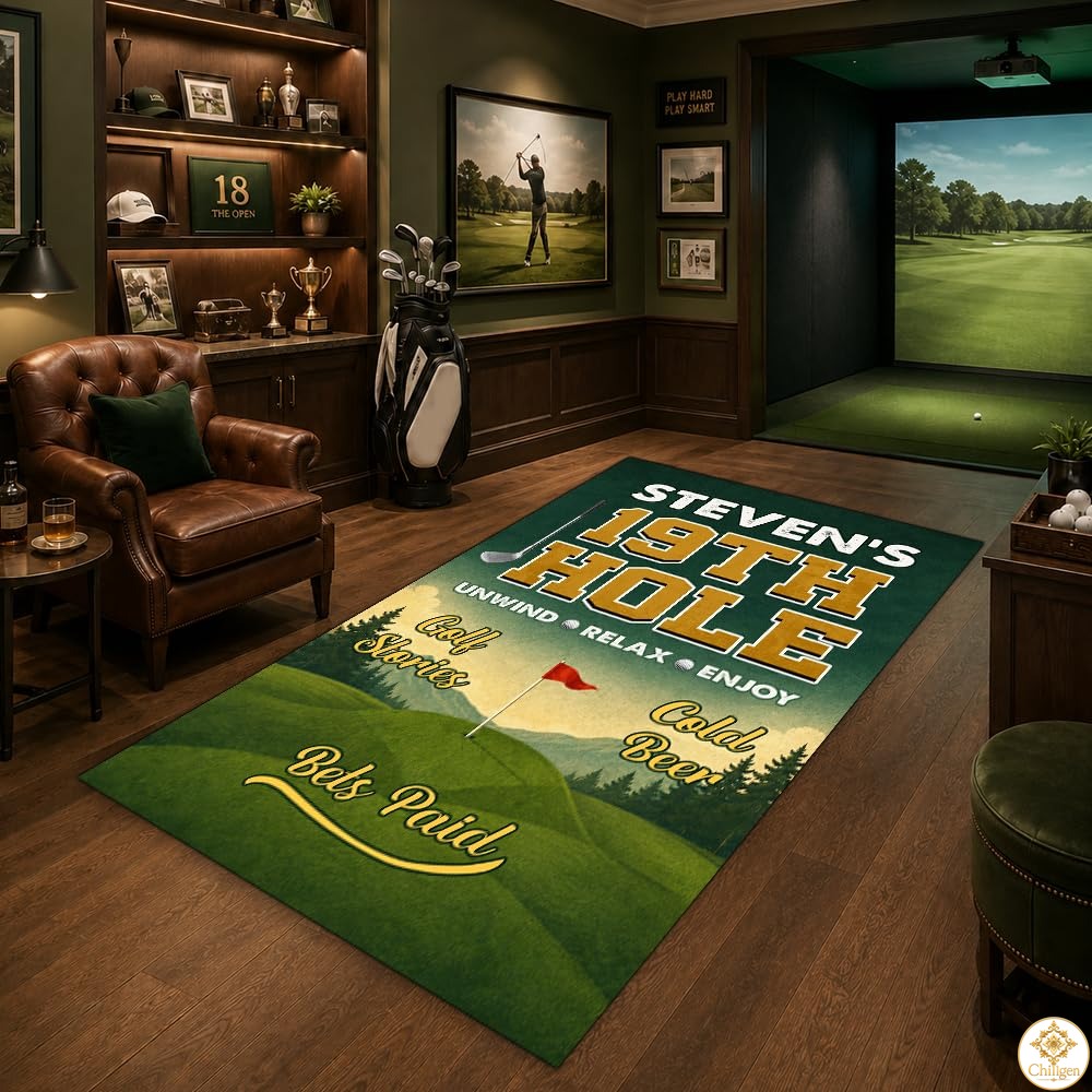 Custom Golf Area Rug