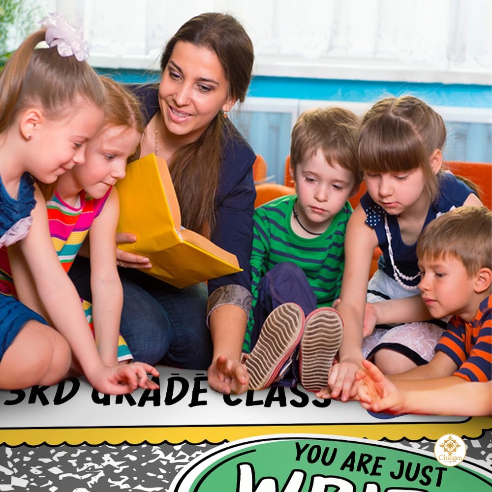 Custom Composition Notebook Classroom Rug for Kids