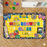 Personalized Welcome Doormat with Family Name and Address