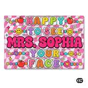 Personalized Classroom Doormat with Custom Teacher Name