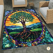 Custom Tree of Life Welcome Mat for Entryway and Living Room - Tree-ds15