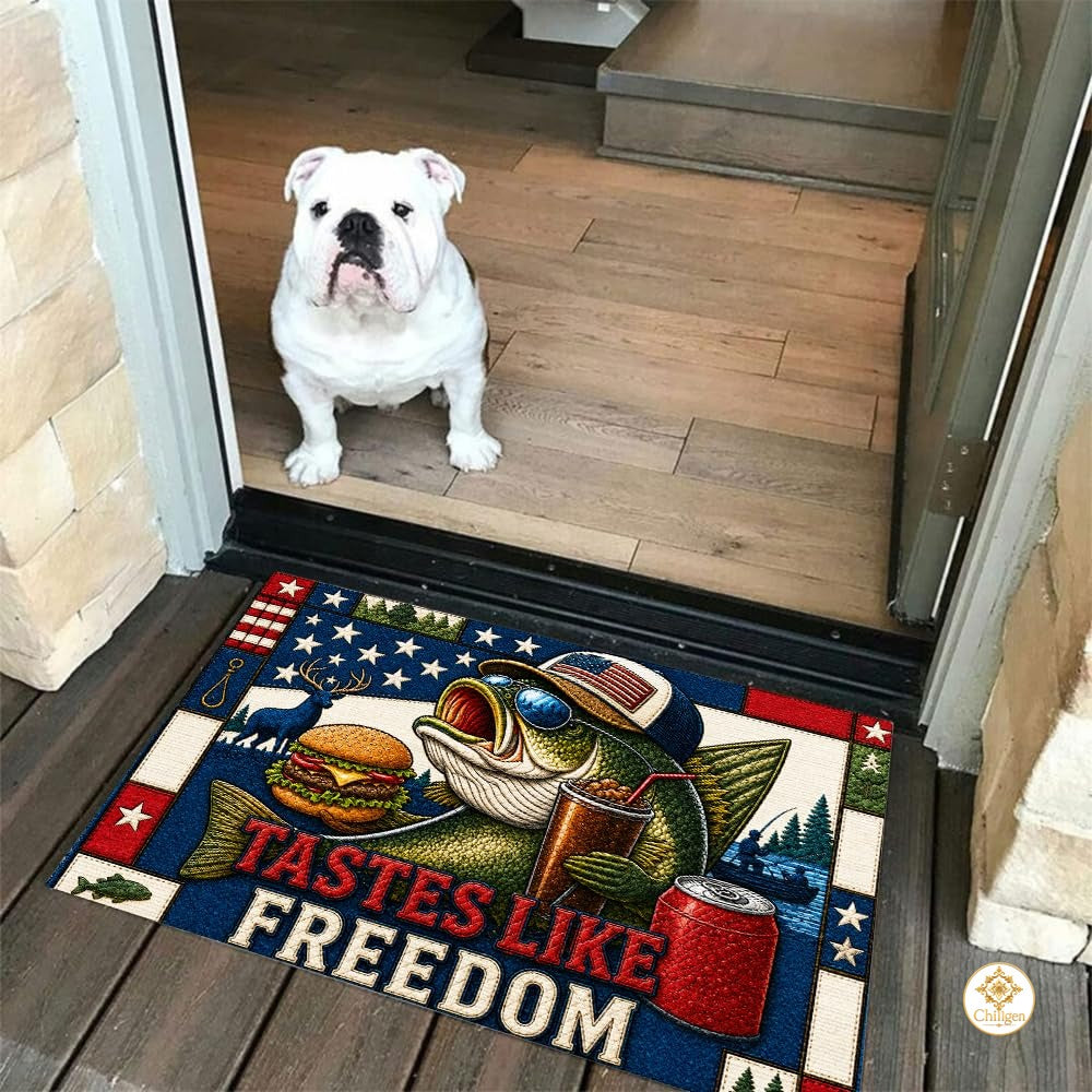 Personalized Hunting Doormat with Custom Family Name and Address