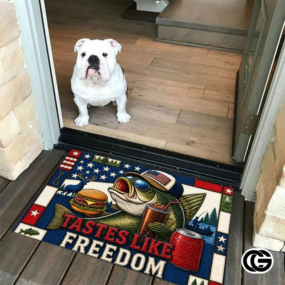 Personalized Hunting Doormat with Custom Family Name and Address