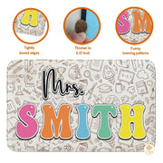 Custom Composition Notebook Rug for Classroom and Bedroom - Classroom Vintage Style / 2' x 3' (Rectangular)