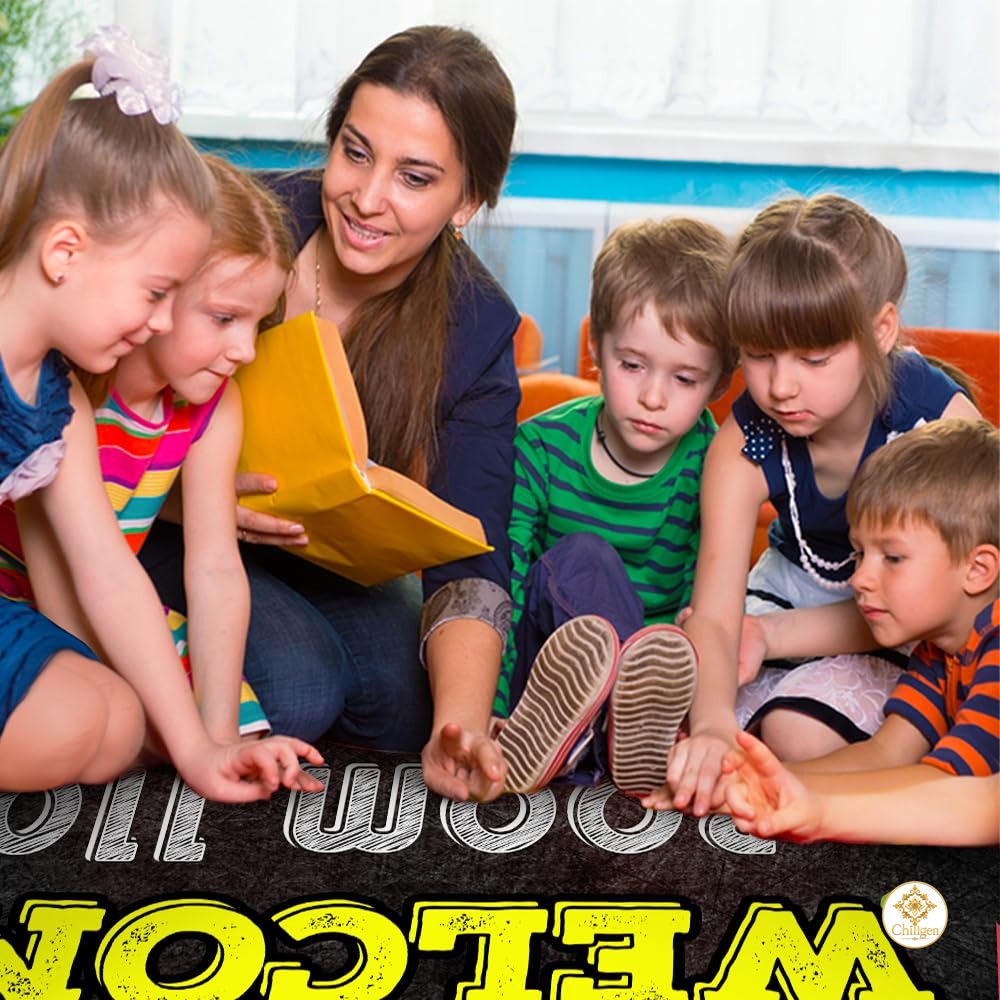Custom Mathematics Education Rug for Classroom and Playroom - Welcome to Math Class / 3' x 5' (Rectangular)