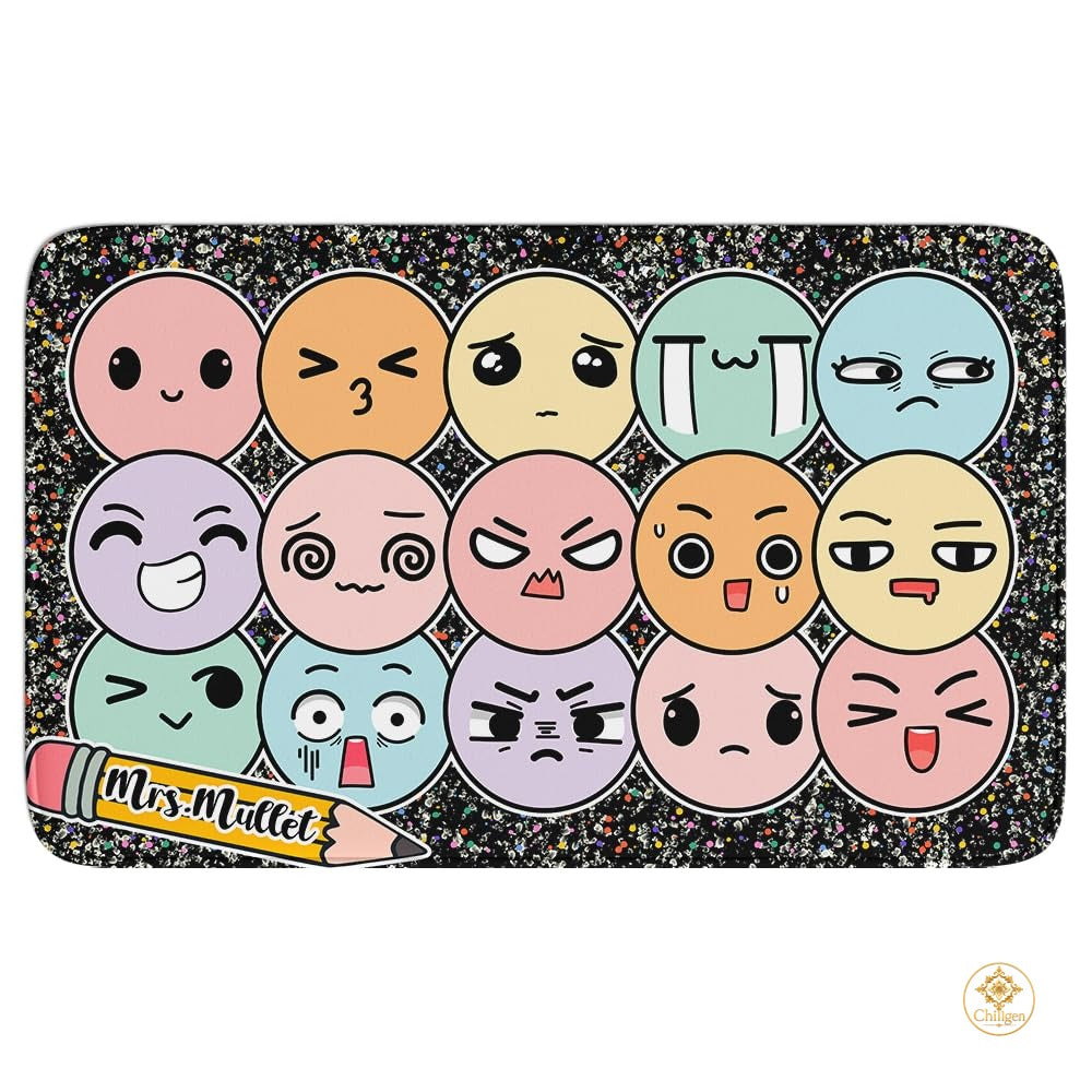 Custom Composition Notebook Rug for Classroom and Kids