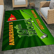 Custom Golf Welcome Mat for Front Door and Entryway