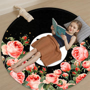 Personalized Vinyl Record Rug with Photo and Song Name