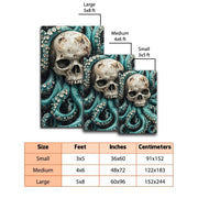 Custom Octopus Welcome Mat for Front Door and Entryway