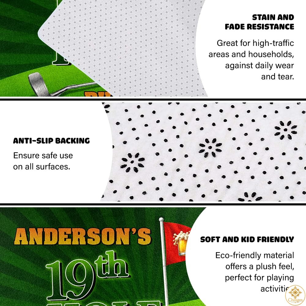 Custom Golf Area Rug