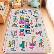 Custom Math Area Rug