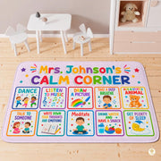 Personalized Calming Corner Rug for Classroom