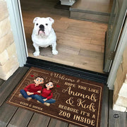 Personalized Family Couple Doormat, Custom Couple Husband Wife Doormat Gift, Outdoor Front Door Rug on Birthday, Christmas, Anniversaries, Valentine's Day for Him Her Woman (S2)