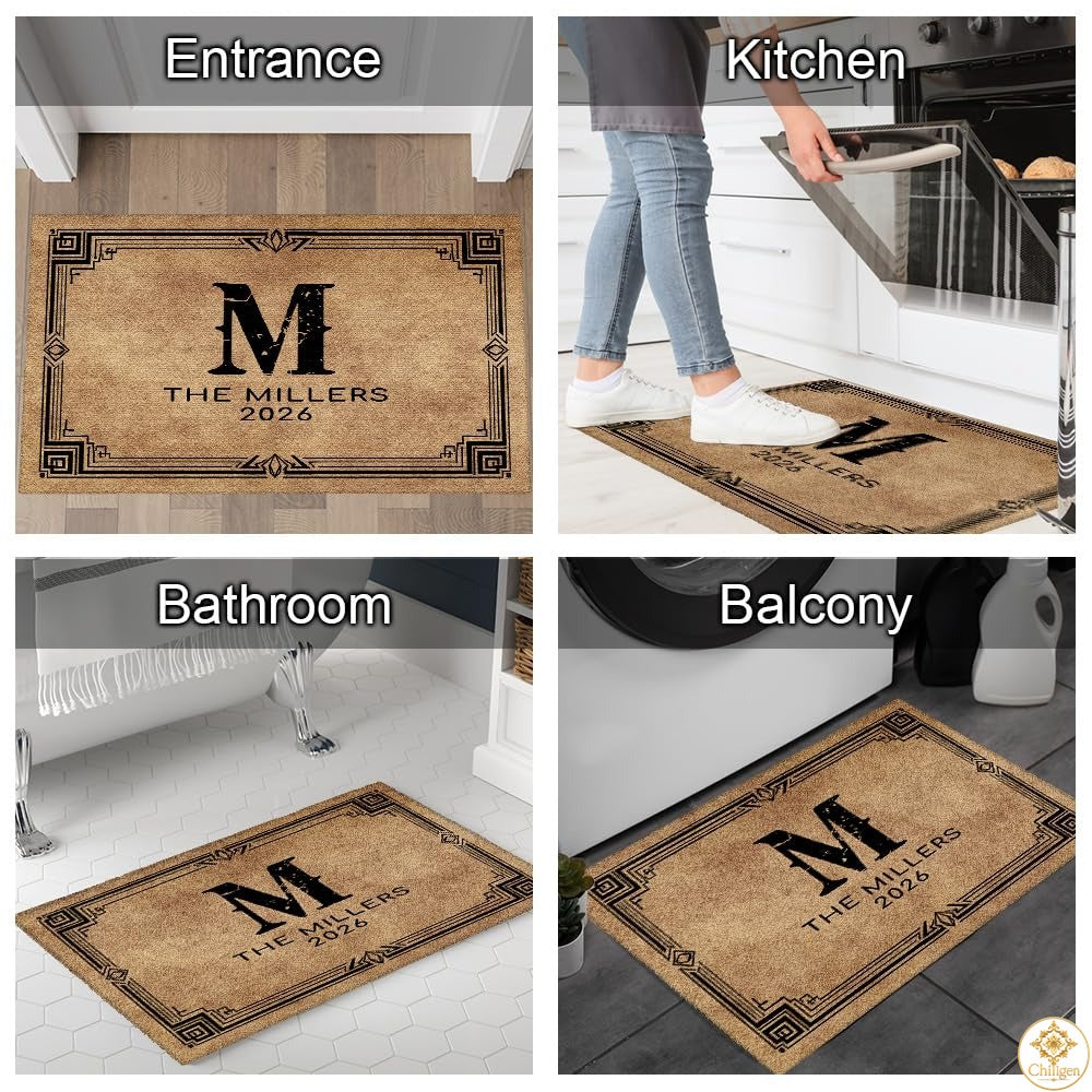 Custom Monogram Doormat