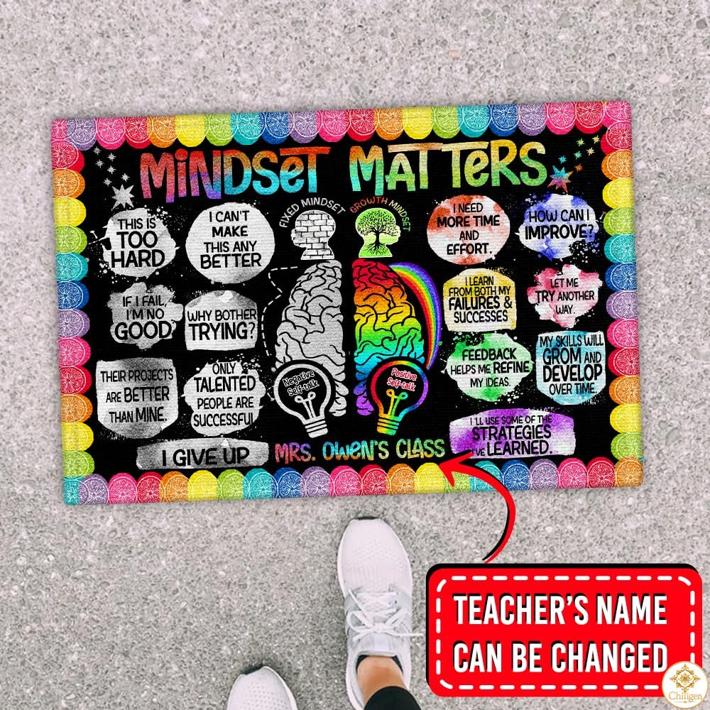 Custom Welcome Mat for Front Door and Classroom Entryway