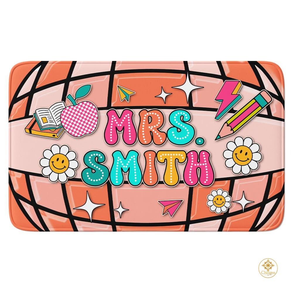 Custom Composition Notebook Classroom Rug for Kids