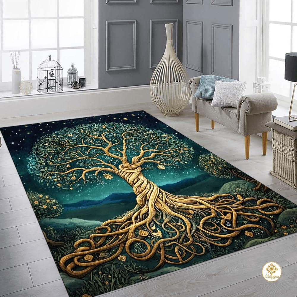 Custom Tree of Life Welcome Mat for Living Room and Bedroom - Tree-ds02