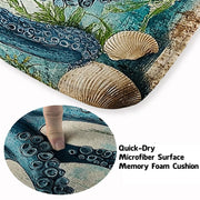 Custom Octopus Welcome Mat for Front Door and Entryway