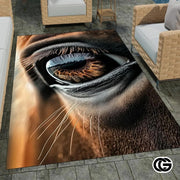 Custom Running Horse Doormat with Non Slip Backing - Horse-ds26