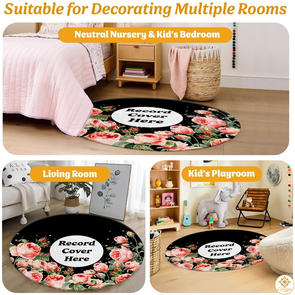 Custom Music Round Rug