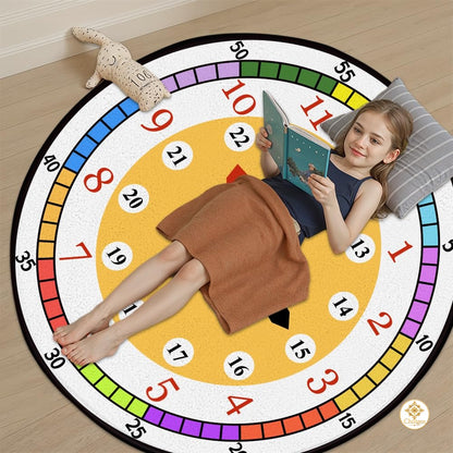 Custom Feelings Wheel Welcome Mat for Classroom and Office
